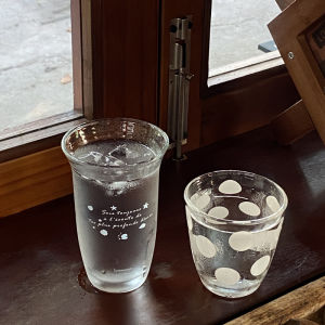 Cốc Thủy Tinh Bạc Đơn Giản Thiết Kế Vỏ Sò Biển Cốc Cà Phê Mỹ Cổ Điển Nhỏ Cốc Nước Cốc Đựng Trái Cây Cốc Thủy Tinh Thường Ngày