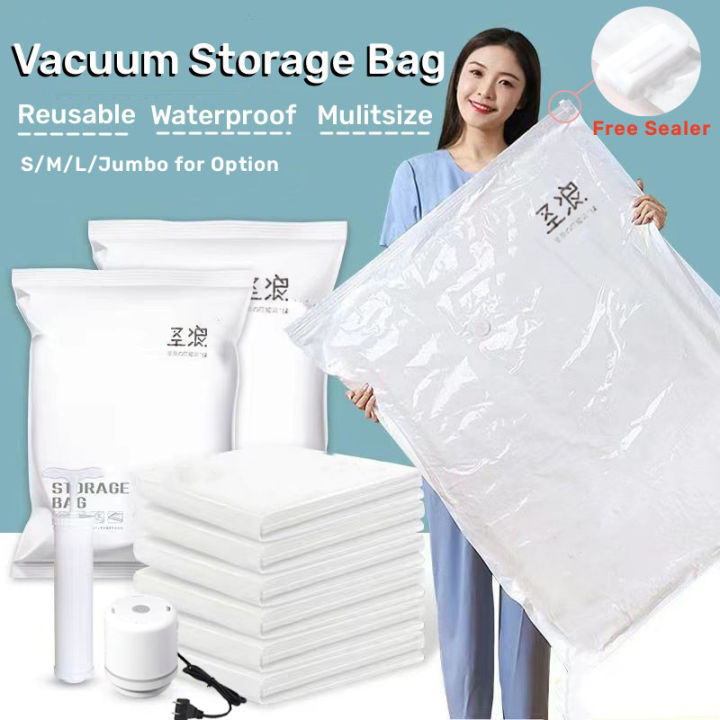 Plastic vacuum best sale bags for clothes