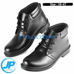 Sepatu Hitam Doff  Pdh Harian Pria T3B TNI POLRI SECURITY PNS PASKIBRA DAN Lain