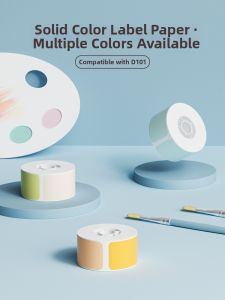 Niimbot | White Transparent Circular Colorful Self-adhesive Price Labels Waterproof