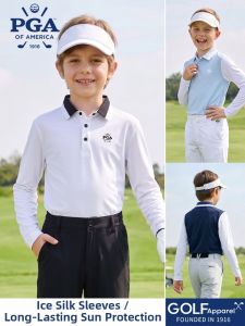 PGM GOLF | Boys Cooling Long Sleeve Outdoor UV Protection T-Shirt