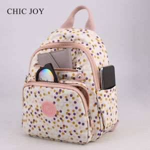 Movi Katie กระเป๋านักรียน กระเป๋าเป้สะพายหลังผู้หญิง กระเป๋าสะพายหลังลายดอกไม้ Ins กระเป๋าเป้หญิง แบบเกาหลี