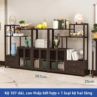 advocate | Tủ Trưng Bày Trà Phong Cách Trung Quốc Mới Từ Gỗ Thật