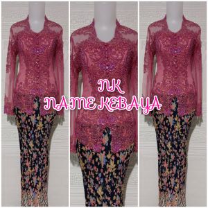 set kebaya pesta kebaya wisuda + rok prisket