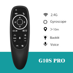 MRSVI G10S PRO Voice Remote Control 2.4G Wireless Air Mouse Gyroscope Smart Remote Backlit For PC Smart Android TV
