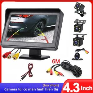 Màn Hình Camera Quan Sát Phía Sau 43 Inch Dành Cho Camera Lùi Xe Đỗ Xe Trên Ô Tô Cài Đặt Dễ Dàng 170 °   Chất Liệu Nhựa ABS Góc Nhìn Rộng