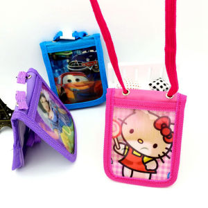 Elementary School Student Cartoon Double Layer Certificate Holder Cute School Card Yangcheng Pass Factory Card Card Bag Badge with Lanyard