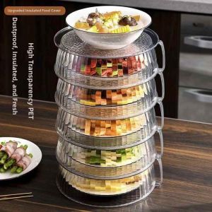 Multi-layer Refrigerator Shelving Rack