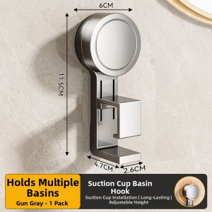 Suction Cup Wall Mount Sink Rack