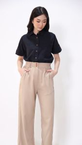 Urban Exchange Sandra Khaki Cullote Pants - Bawahan Celana Kulot Khaki Wanita