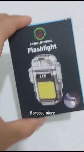 Bisa COD Senter Korek Api Elektrik Mini + Lampu COB Emergency Portable Type C Charging Waterproof