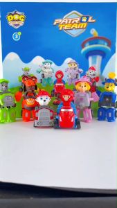 ของเล่นสุนัขกู้ภัย แปลงร่างได้ ขบวนการเจ้าตูบ 4 ขา หมาตำรวจ ของเล่นโมเดลหุ่นยนต์การ์ตูนสุนัขกู้ภัย 4ตัว/6ตัว สุ่ม