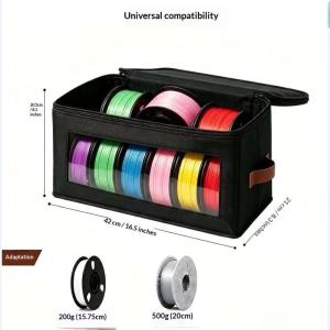 .Hot-1PC 3D Printer Filament Storage Bag Filament Storage Bag Cover 3D Printing Accessor Holder Rack For Home Office Workshop