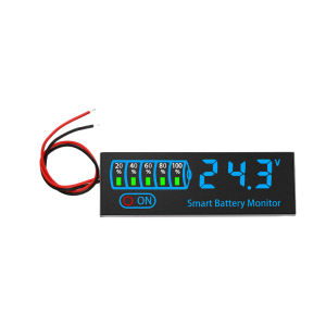 Đèn LED Chỉ Báo Mức Pin Điện Áp DC 7-40V Cho 12V/24V/36V/48V Ternary/Sắt/Axit Lipo Lithium Dung Lượng Pin Máy Kiểm Tra Điện Áp