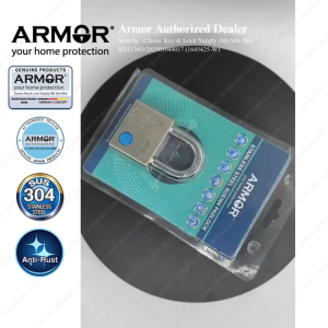 Armor Padlock APL-1100 Stainless Steel SUS304 Size 50mm with Anti Cut - Anti Rust