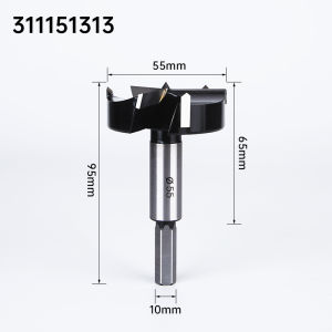 Mũi Khoan Forstner 3 Lưỡi Thân Tròn 10mm HUHAO Dao Phay Tạo Lỗ Trung Tâm Dao Phay Cacbua Dùng Cho Chế Biến Gỗ Khoan Gỗ