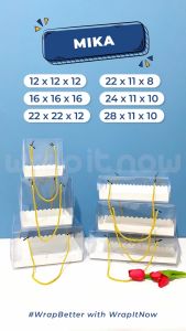 (Isi 20 pcs) Box Mika Tali Kue Tart 12x12x12 16x16x16 22x22x12/ Box Kue Tart Transparan Box Kue Premium Mika Handle Tali Box Bolu Box Brownies Box Pudding Box Hampers