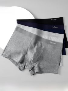 MiiOW | กางเกงบ็อกเซอร์ชายผ้าฝ้ายแท้ 7A ระบายอากาศได้ดี กางเกงชั้นในชายทรงบ็อกเซอร์ป้องกันแบคทีเรีย ไซส์ใหญ่ สำหรับฤดูร้อน