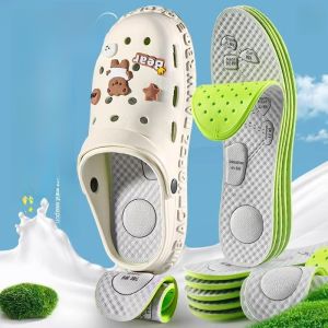 XIANZHAO | Ultra-Thin Comfortable Shoe Inserts For Holeshoes Womens Summer Barefoot Sweat-Absorbing Anti-Odor Massage Mens Sandals