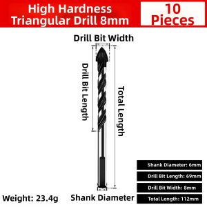 GONGFUMEN | Hard Alloy Drill Bit 6mm