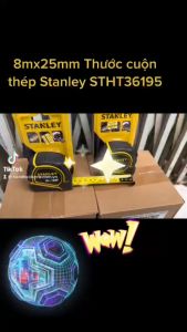 Thước cuộn thép 8mx25mm Stanley STHT36195