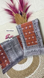 kain songket palembang limar tiga negri / tenun mesin kwalitas premium