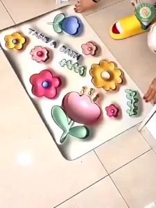 Keset kamar mandi serap air Anti Bau Diatomite 3D / Keset Kaki Diatomite Karakter