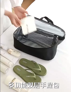 Large Capacity Waterproof Nylon Tote Bag Women Handbag Swimming Beach Outdoor Cooler Storage Shoulder Bag