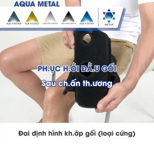 Đai Định Hình Đầu Gối Loại cứng Phiten Metax Supporter Knee Firm AP232003/AP232004/AP232005