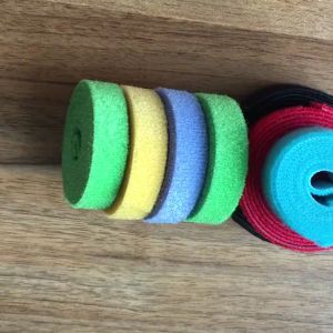 Double-Sided Hook & Loop Cable Straps – Back-to-Back Velcro Cable Ties for Data Cables & Wire Management