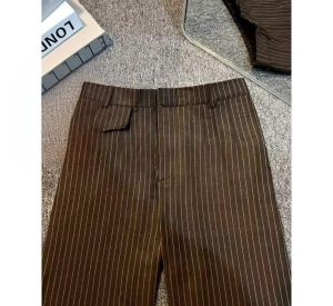 Oro Pants Stripe Salur.Celana Kulot Wanita Anti Kusut Semi Wool Viral Terbaru