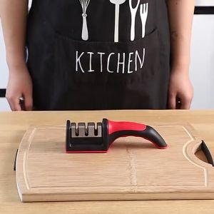 Alat Pengasah Pisau Gunting Tajam - Triple Head Knife Sharpener - zansenShop