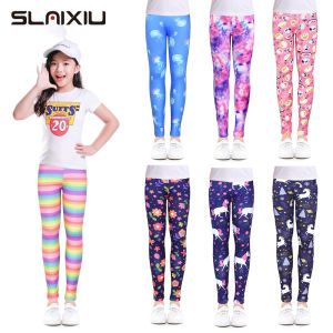 SLAIXIU Print Flower Skinny Children Leggings: A Stylish & Comfortable Choice for Girls