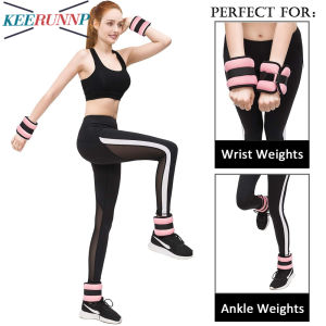 1Pair Adjustable Ankle Weights (0.5kg/1kg) – Premium Neoprene Leg & Arm Weights for Fitness SportComfortable Straps for Adult