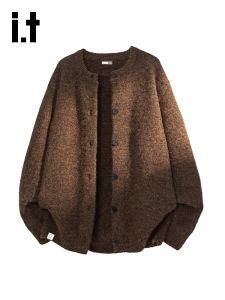 izzue | Knit Cardigan Sweater Casual Loose Couples Style