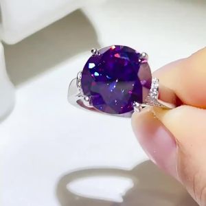 5ct Moissanite Engagement Ring D Color 925 Sterling Silver with GRA Certificate for Women Female Wedding Silver Dating Rings