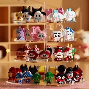 Cute Model 2in1 Building Blocks Kuromi Melody Cinnamoroll