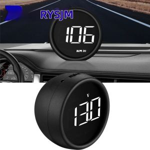 RYSJM | Màn Hình Hiển Thị Trên Kính Lái B1 OBD2 HUD Cho Ô Tô Hiển Thị Tốc Độ Mức Tiêu Hao Nhiên Liệu Đồng Hồ Đo Điện Áp Nhiệt Độ Nước Cảnh Báo Vượt Tốc Nhắc Nhở Lái Xe Mệt Mỏi