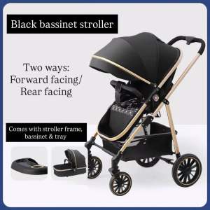 SG SELLER~ Ready Stock 3-in-1 Car Seat Bassinet Reversible Stroller