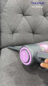 iSONIC Handheld Cordless Stick Vacuum Cleaner Battery Charge IVC-SV018 150W Strong Suction Wireless