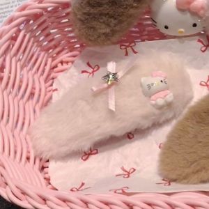 Cute Fluffy Kt Butterfly Knot Waterdrop Hair Clip Sweet Beach Side BB Clip Hair Accessories Fresh out Fashion Jewelry