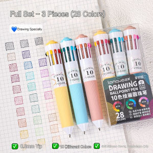 Languo Ballpoint Pens 28 Color Cartoon 0.8mm Soft Grip Press Multicolor for Writing Drawing Overlay School Supplies Stationery