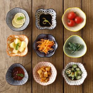 Small Serving Bowls Set with Ceramic Saucer Sauce 4pcs Porcelain Soup Bowls Dining Utensils Modern Simple Style Kitchenware