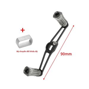 EKFan 10G Siêu Nhẹ Câu Cá Tay Cầm Bánh Xe Hợp Kim 7075 Cho Dawa Shmano Tay Cầm Giọt Nước 80MM/90MM/105MM Với 8x5/7x4MM Lỗ