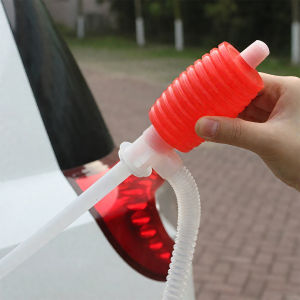 Biblio【Ready in Stock】 Manual Oil Pump Syphon Tube Hand Fuel Pump Plastic Oil Suction Pipe