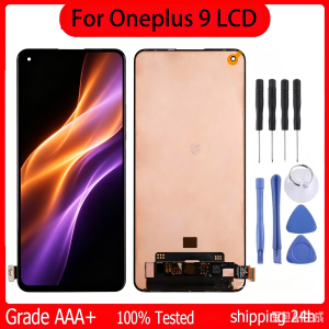 OLED LCD For Oneplus 9 1+9 LE2113 LE2111 LE2110 LE2117 LCD Display Touch Screen Digitizer Assembly For Oneplus 9 LCD Replacement