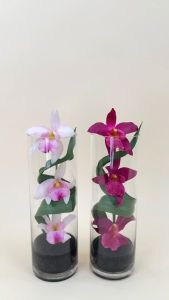 แจกันดอกไม้ประดิษฐ์สไตล์โมเดิร์น Artificial flower in glass ดอกไม้ตกแต่งบ้าน
