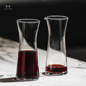 High-End Thickened Glass Pouring Bottle for Home Use Small Size Whiskey Red Wine Aerator Large Size White Wine Pouring Bottle