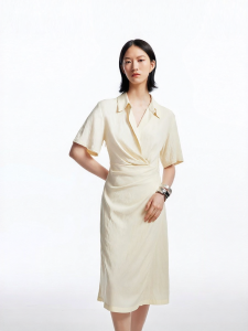 Vero Moda | Autumn New Pleated Commuter Elegant Multi-matching Dress