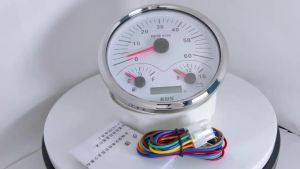 KUS 3 in 1 4 in 1 Multifunction Gauge Tachometer Oil Pressure Water Temp Fuel Level Meter 12V Voltmeter 110mm with Backlight
